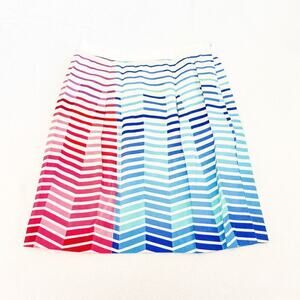 Per Se Striped  A Line Patterned Skirt Size 4